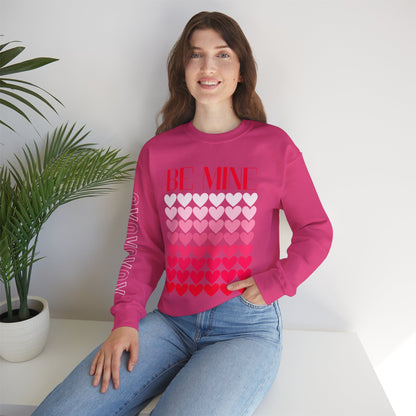 Be Mine | Valentine Day Sweatshirt | Unisex Heavy Blend™ Crewneck Sweatshirt