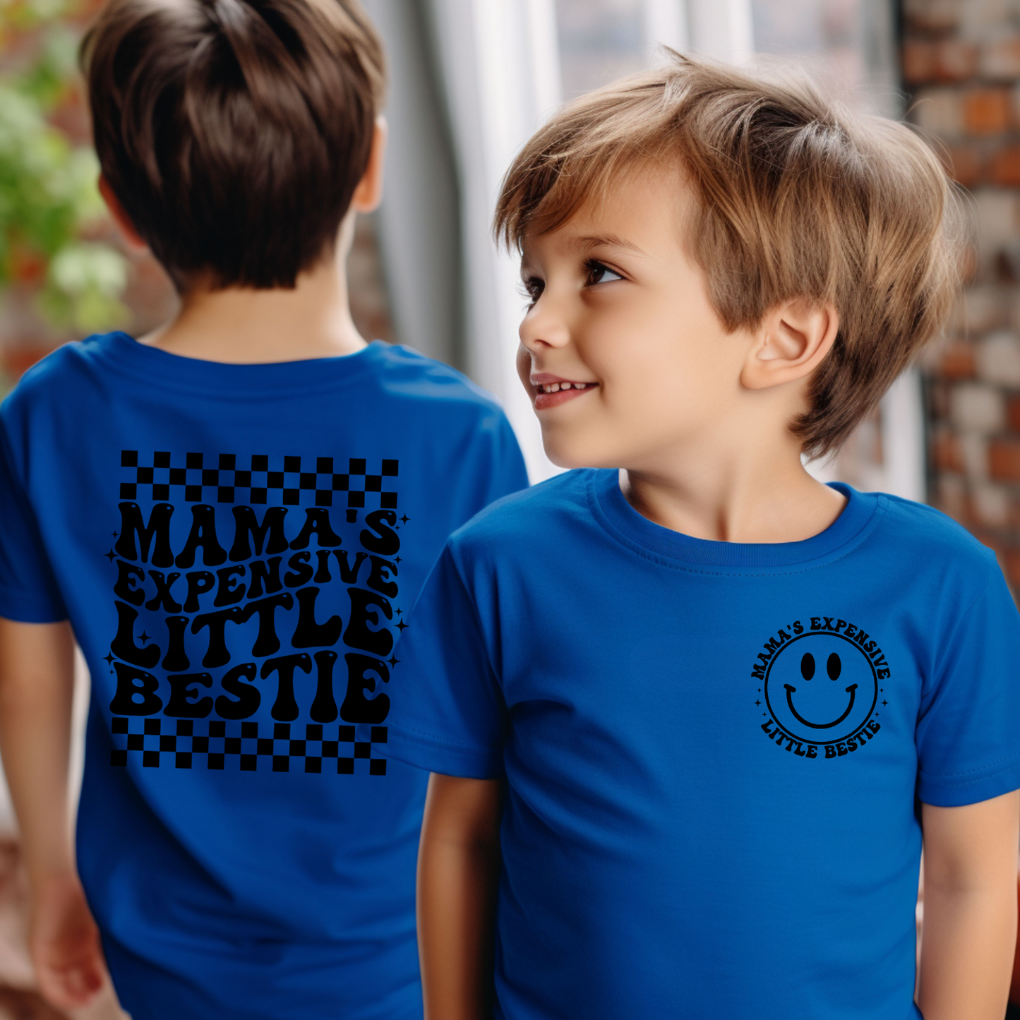 Mama's Expensive Little Bestie Youth Short Sleeve Tee