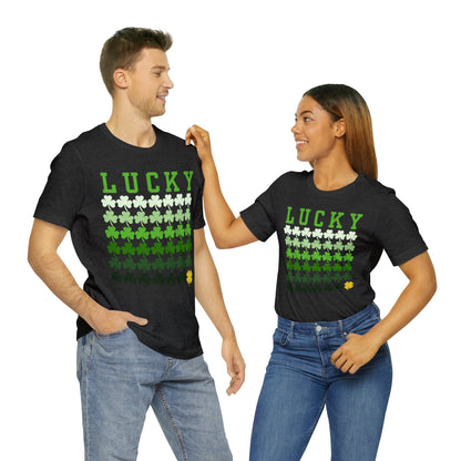 Lucky Shamrock St. Patrick's Day Unisex Jersey Short Sleeve Tee