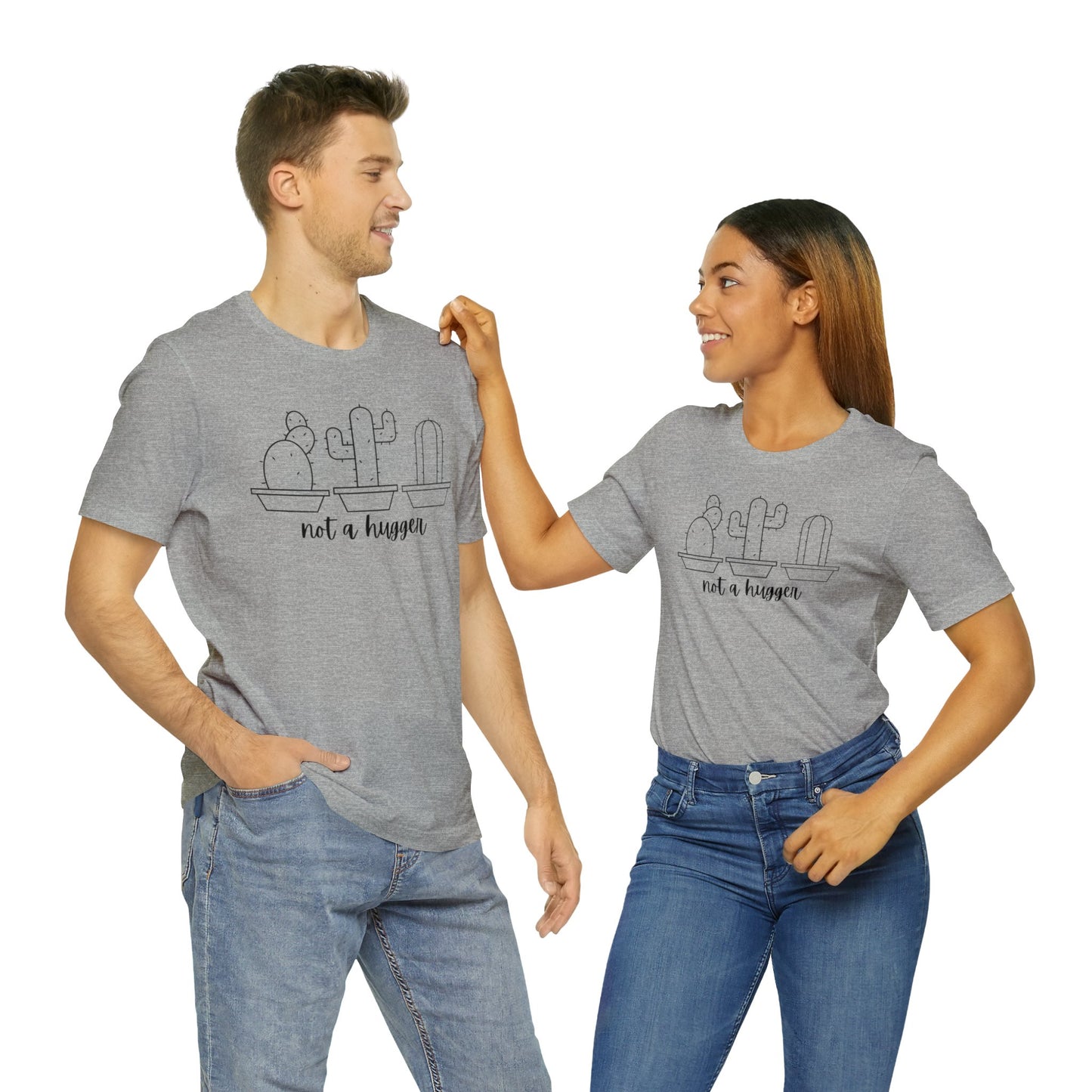 Not a Hugger Unisex Jersey Short Sleeve Tee