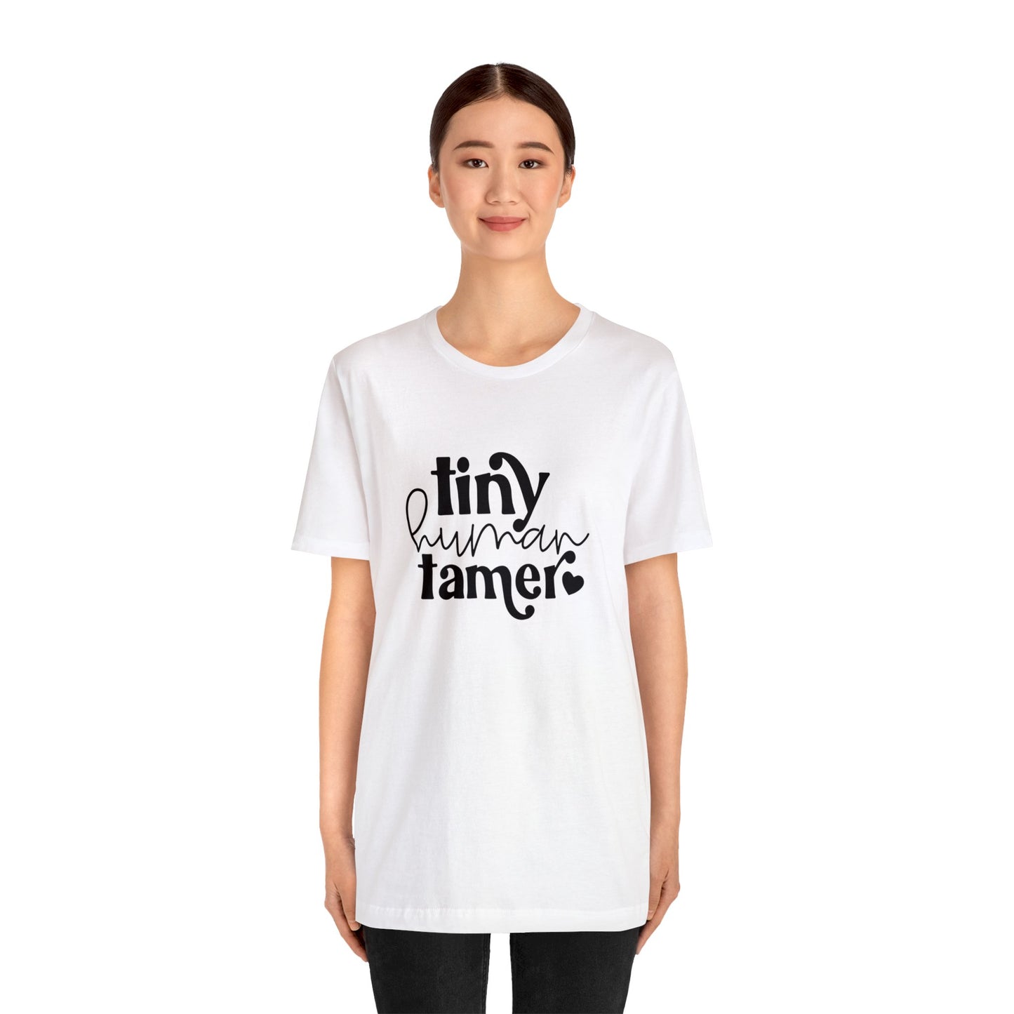 Tiny Human Tamer Unisex Jersey Short Sleeve Tee