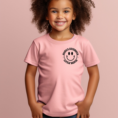 Mama's Expensive Little Bestie Youth Short Sleeve Tee