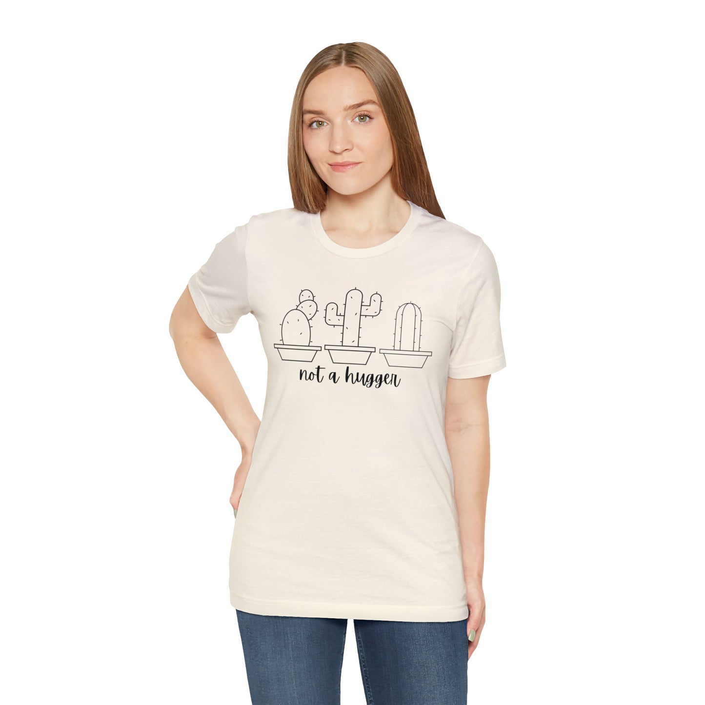 Not a Hugger Unisex Jersey Short Sleeve Tee