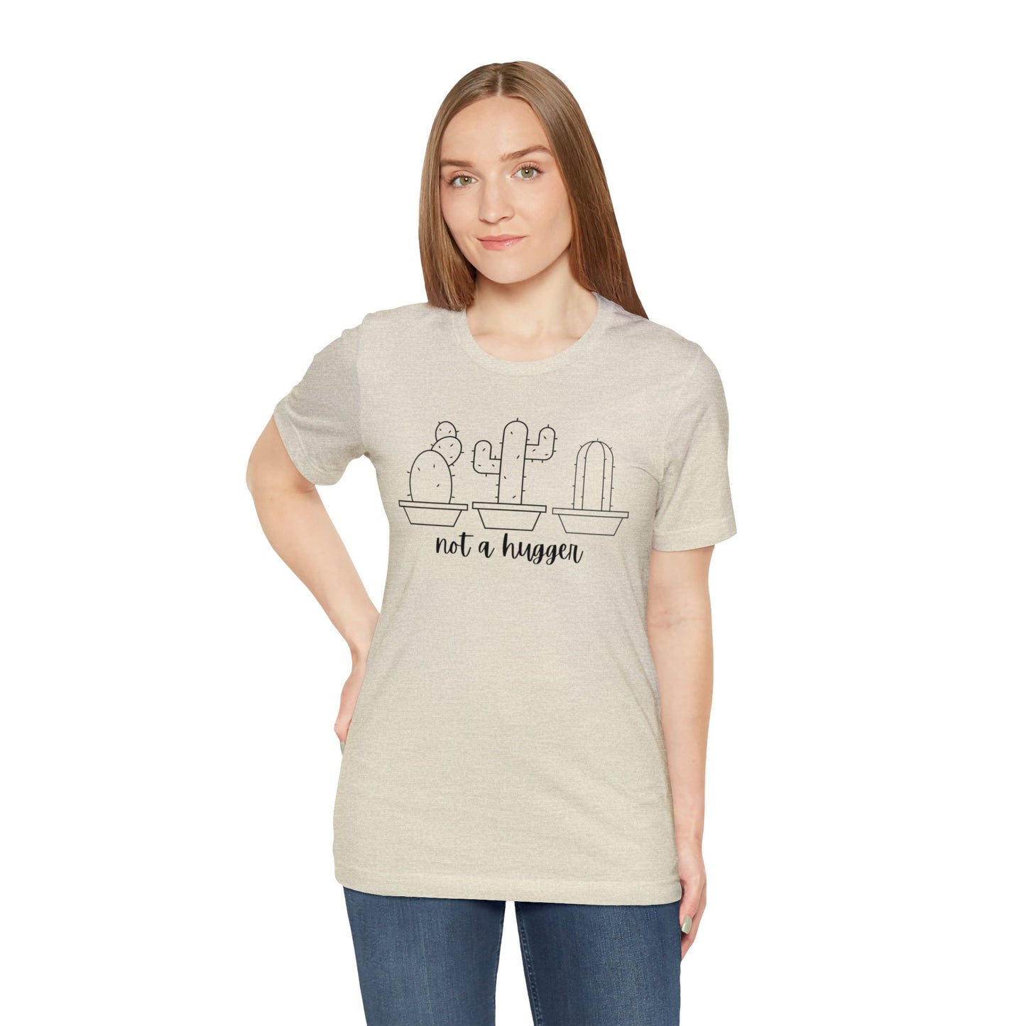 Not a Hugger Unisex Jersey Short Sleeve Tee