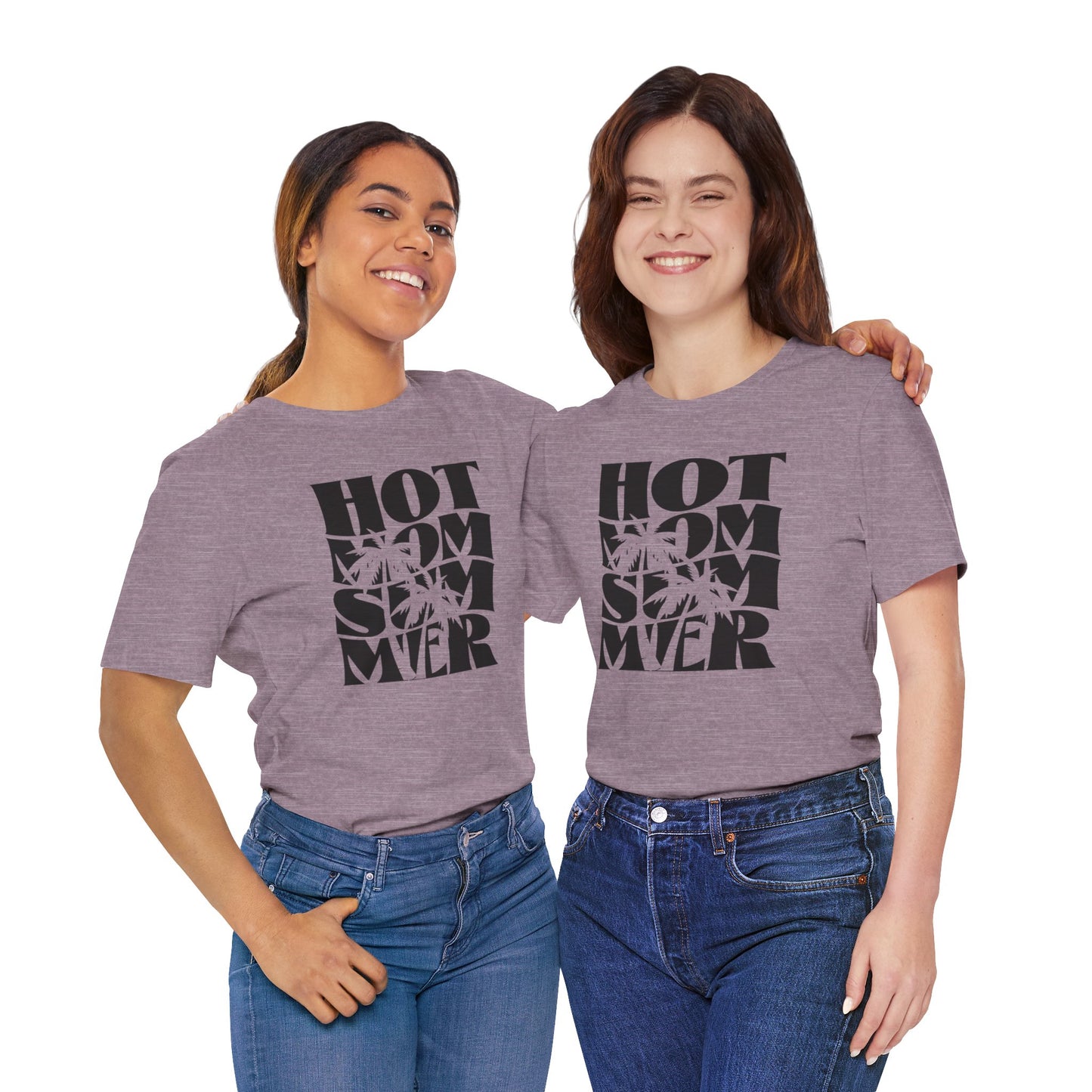 Hot Mom Summer Unisex Jersey Short Sleeve Tee