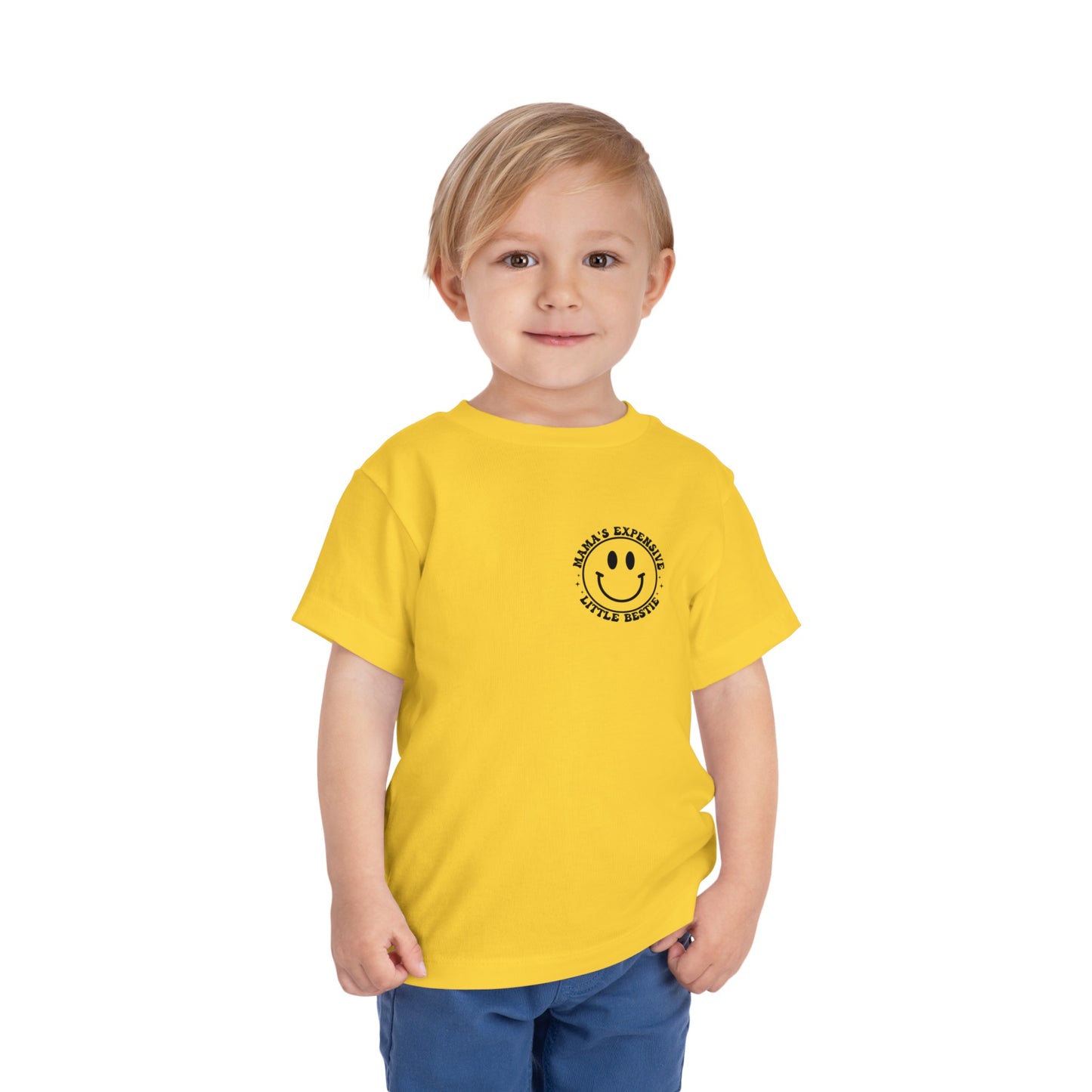 Mama's Expensive Little Bestie Toddler Short Sleeve Tee