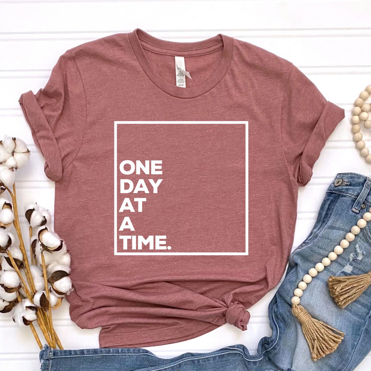 One Day at a Time Unisex Jersey Short Sleeve Tee