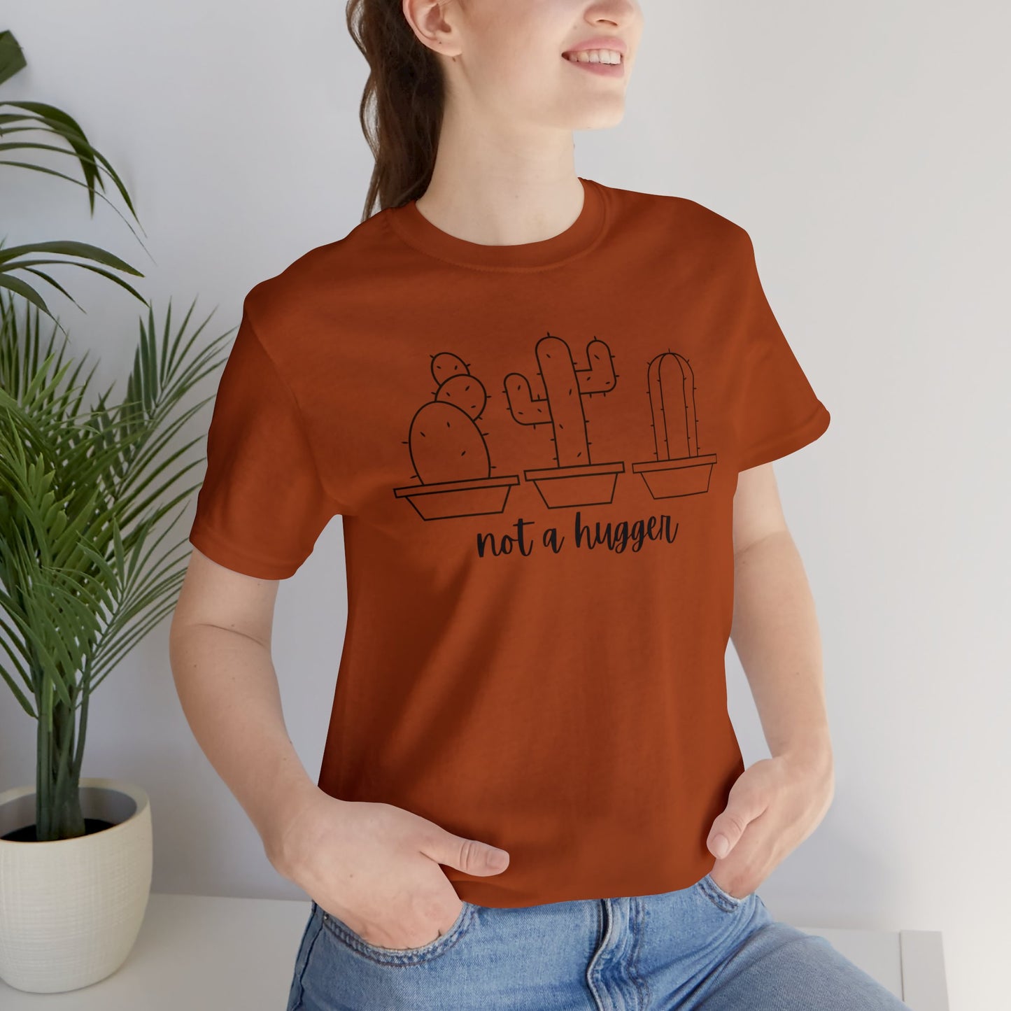 Not a Hugger Unisex Jersey Short Sleeve Tee