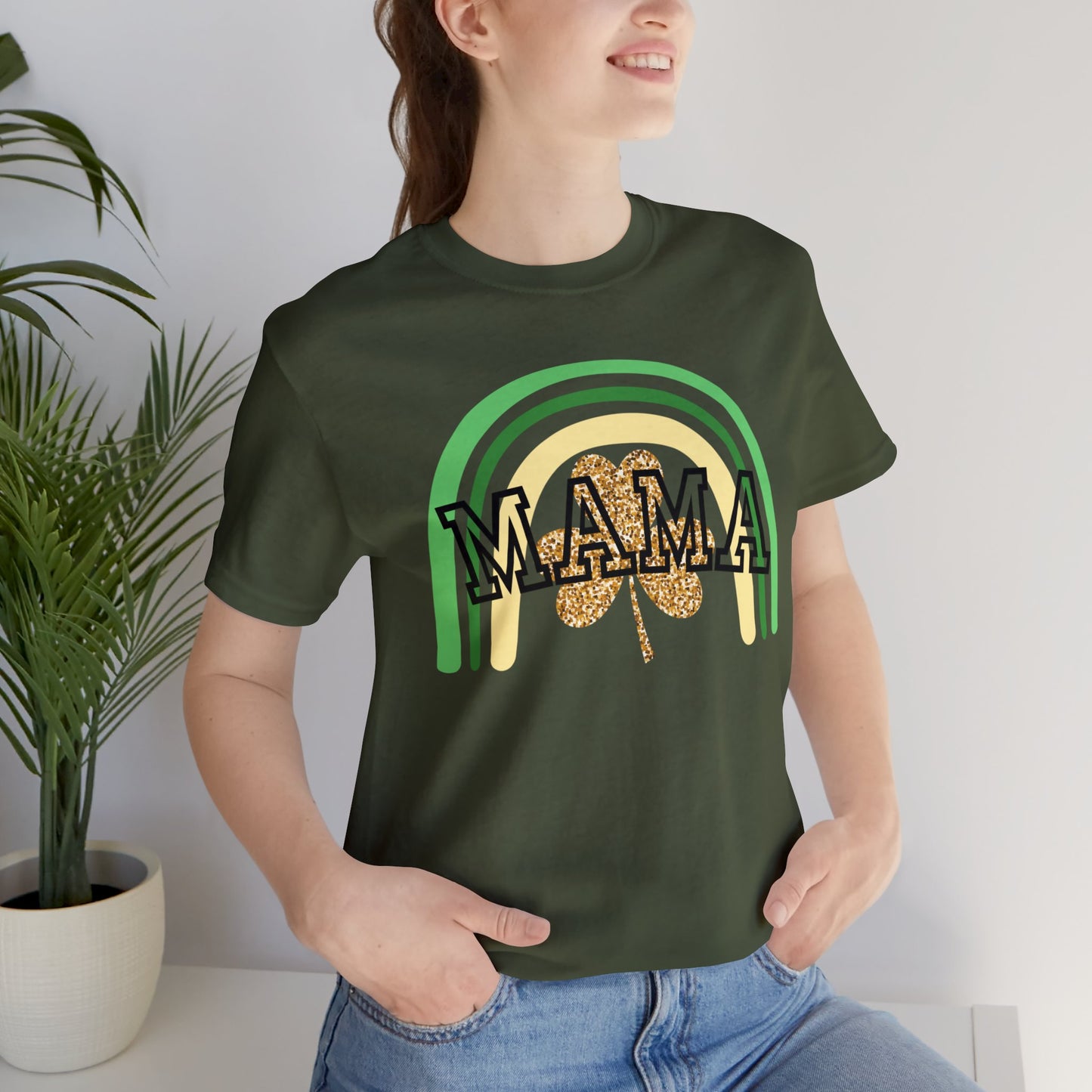 Mama Rainbow Unisex Jersey Short Sleeve Tee