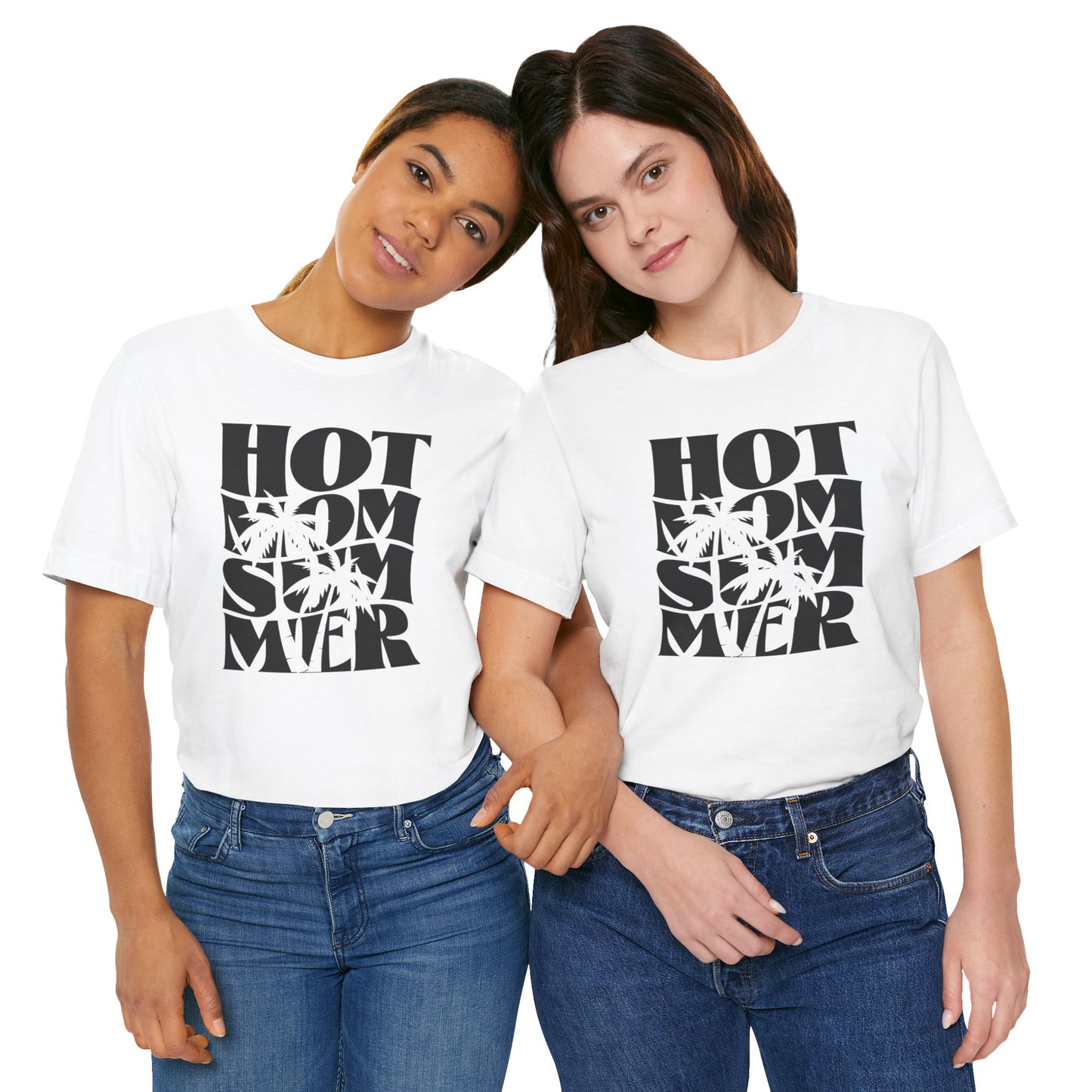 Hot Mom Summer Unisex Jersey Short Sleeve Tee