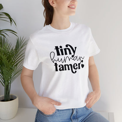 Tiny Human Tamer Unisex Jersey Short Sleeve Tee