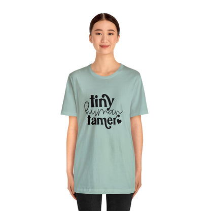 Tiny Human Tamer Unisex Jersey Short Sleeve Tee