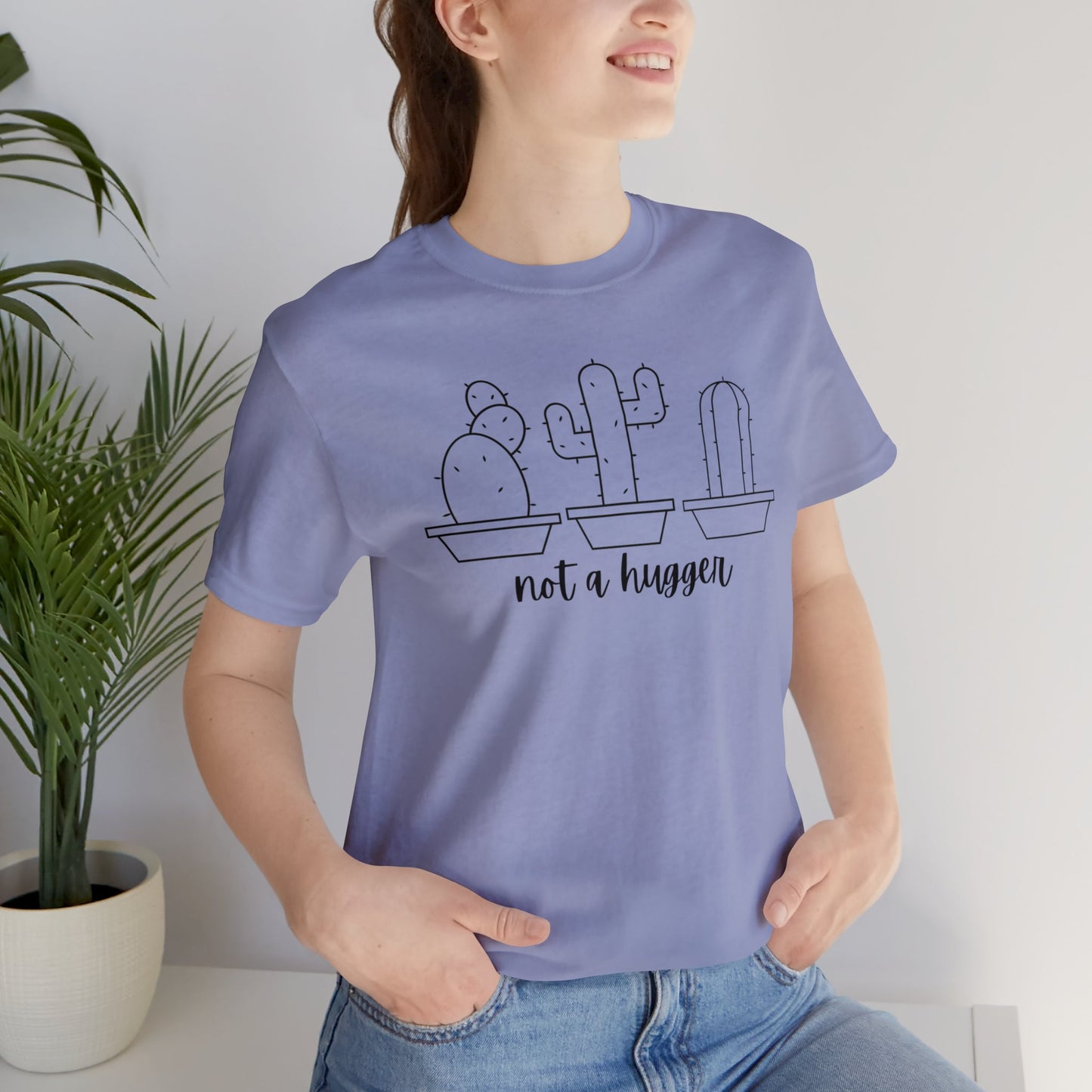 Not a Hugger Unisex Jersey Short Sleeve Tee