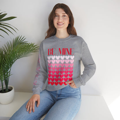 Be Mine | Valentine Day Sweatshirt | Unisex Heavy Blend™ Crewneck Sweatshirt