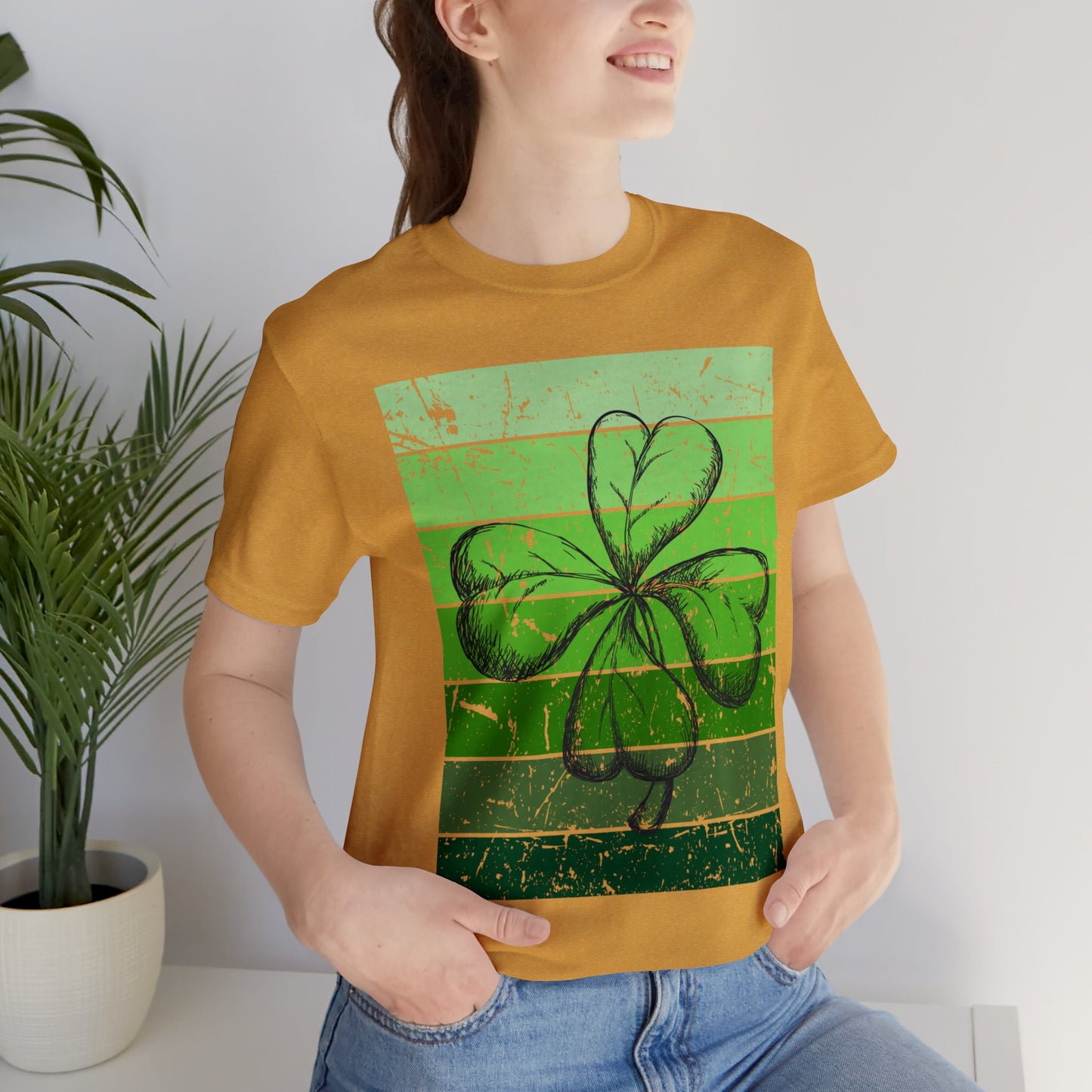 Green Shamrock | Unisex Jersey Short Sleeve Tee