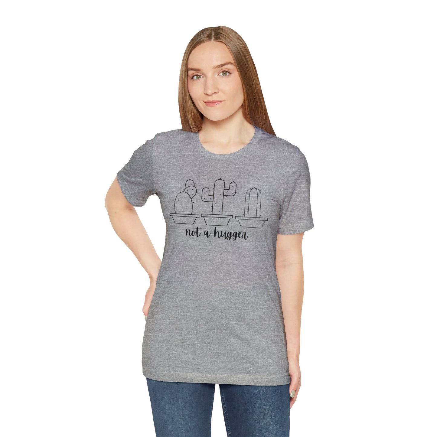 Not a Hugger Unisex Jersey Short Sleeve Tee