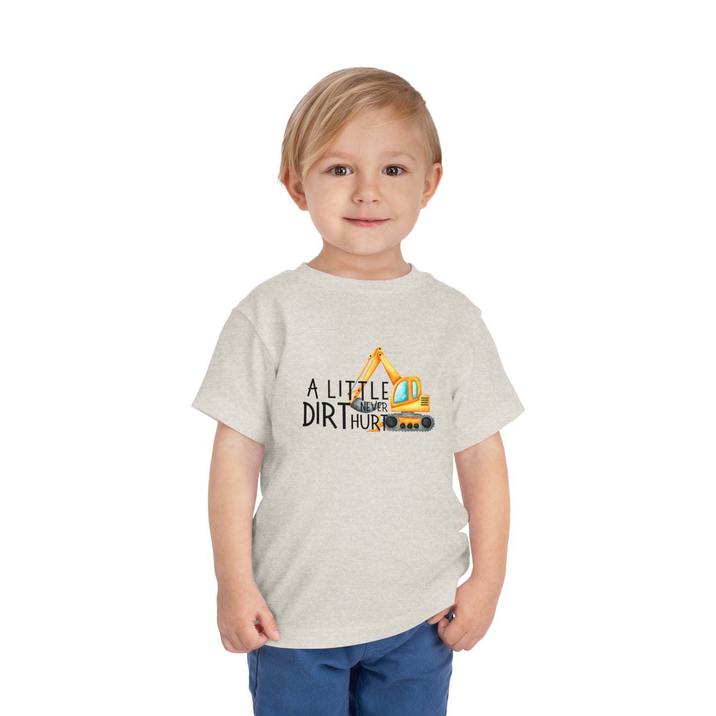 A Little Dirt Never Hurt Toddler Short Sleeve Tee