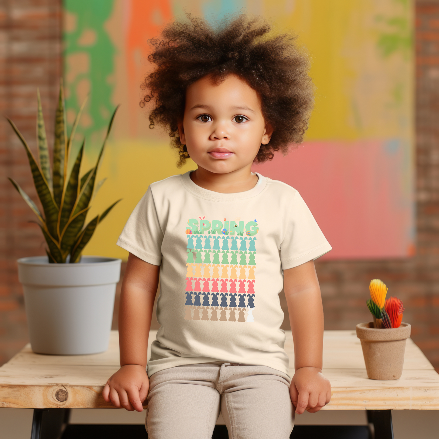 Spring Toddler Short Sleeve Tee