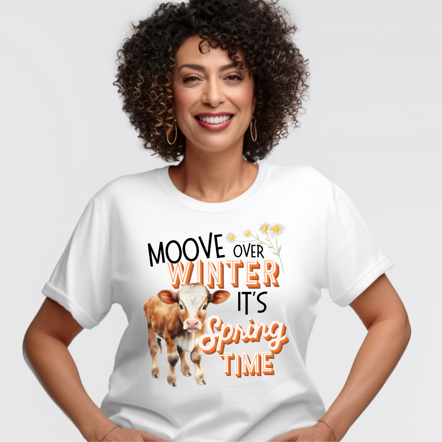 Moove over Winter it's Spring Unisex Jersey Short Sleeve Tee