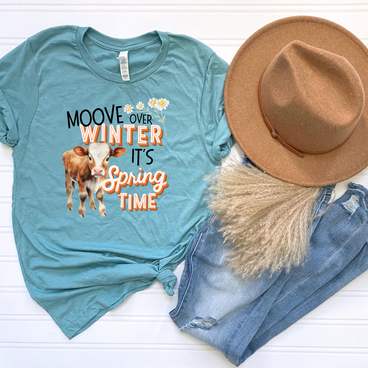 Moove over Winter it's Spring Unisex Jersey Short Sleeve Tee