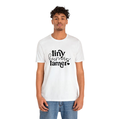 Tiny Human Tamer Unisex Jersey Short Sleeve Tee