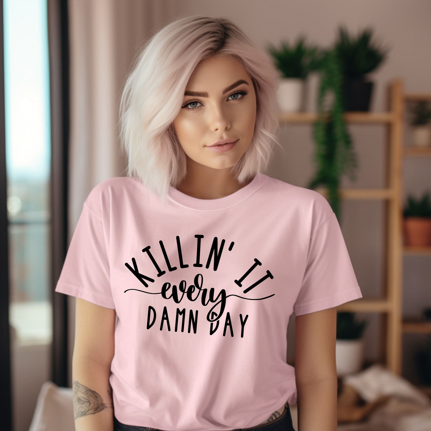 Killin` it Every Damn Day Unisex Jersey Short Sleeve Tee