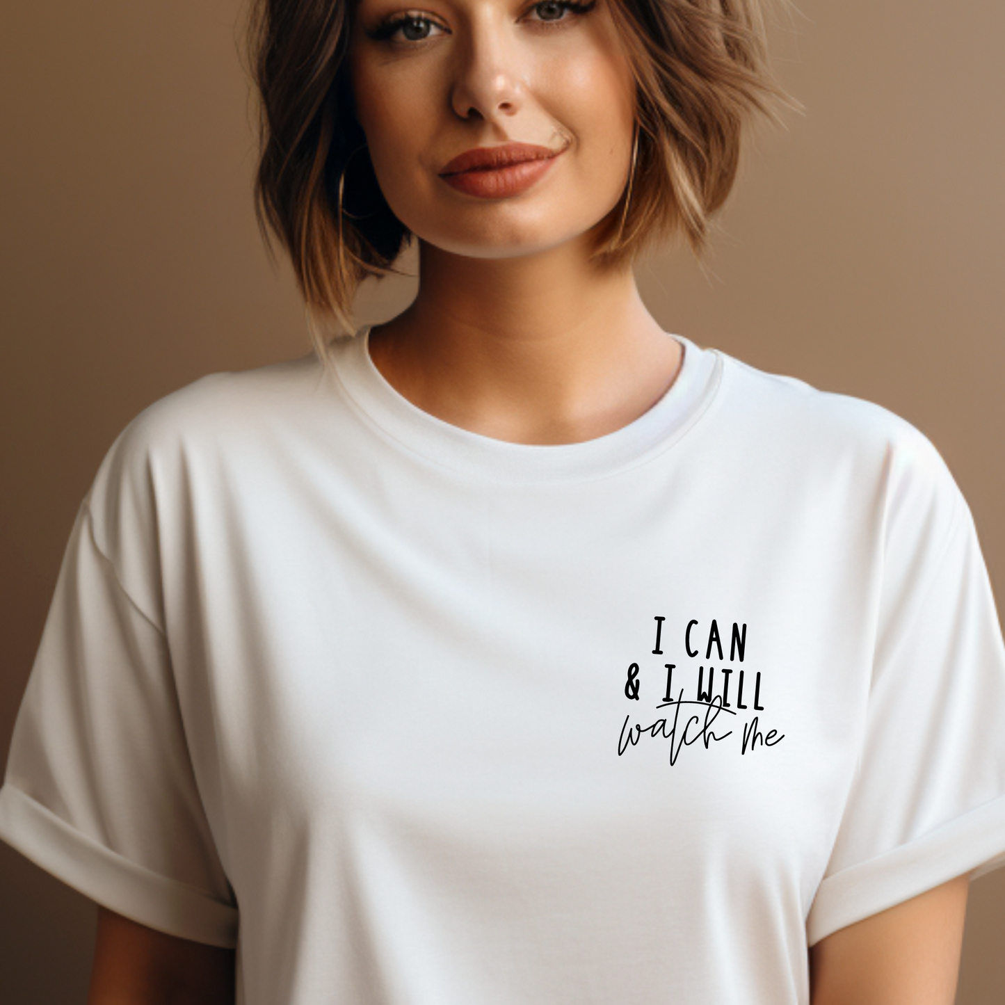 I can and I will watch me Unisex Jersey Short Sleeve Tee