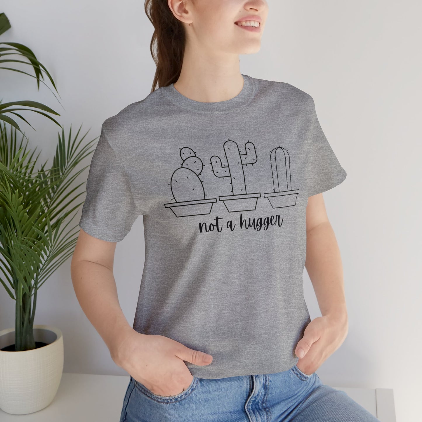 Not a Hugger Unisex Jersey Short Sleeve Tee