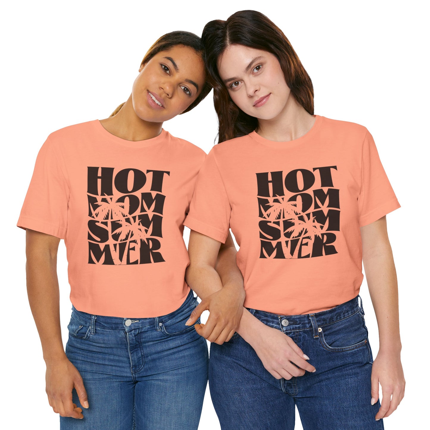 Hot Mom Summer Unisex Jersey Short Sleeve Tee