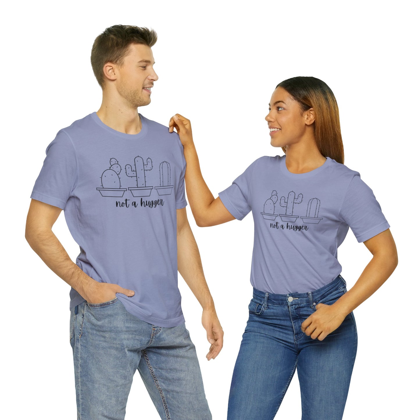 Not a Hugger Unisex Jersey Short Sleeve Tee