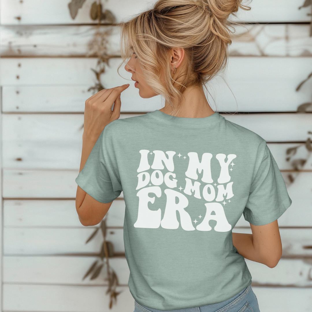 In My Dog Mom Era Unisex Jersey Short Sleeve Tee