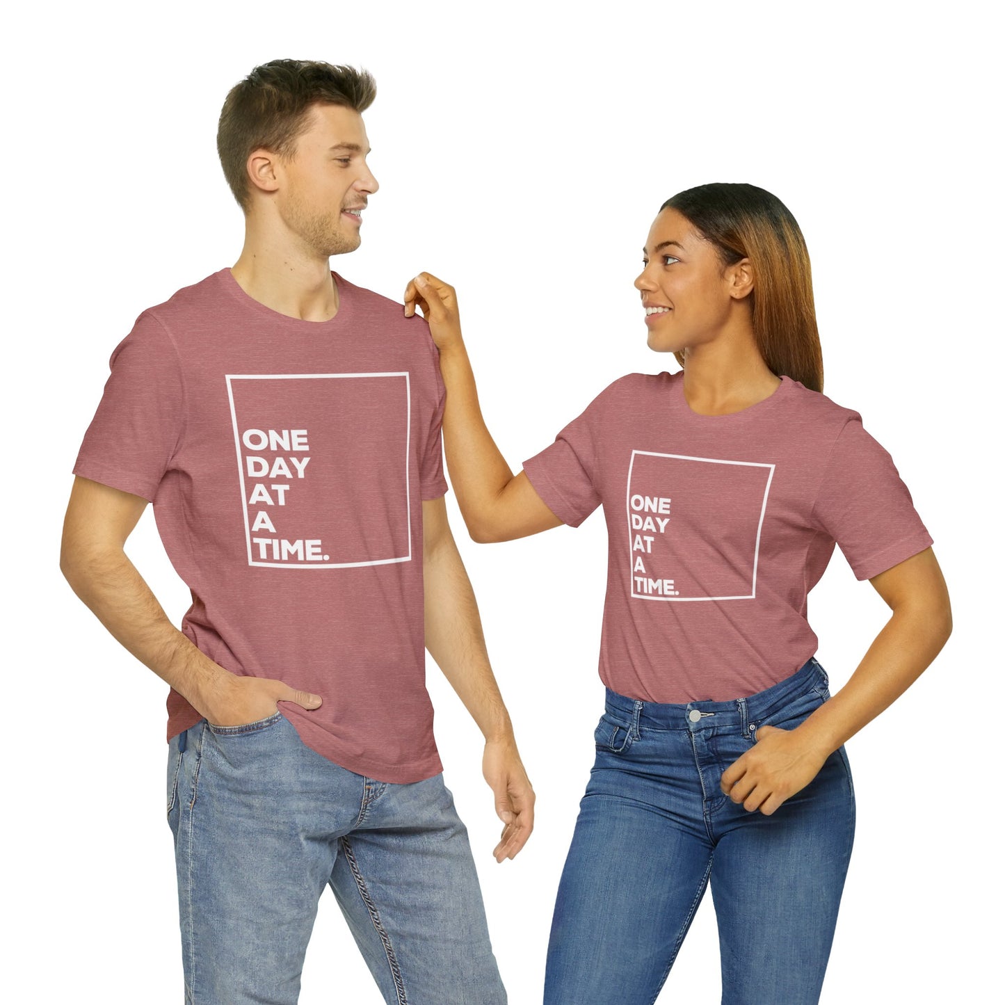 One Day at a Time Unisex Jersey Short Sleeve Tee