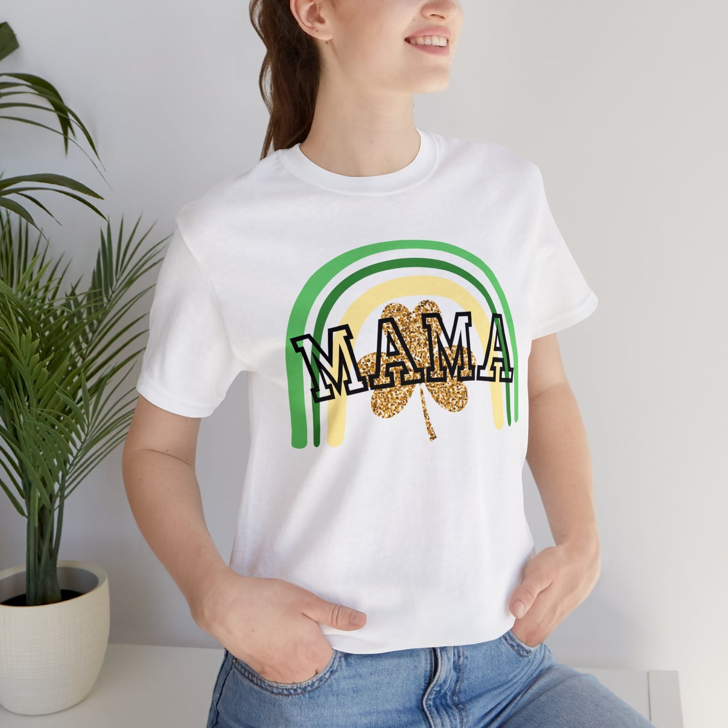 Mama Rainbow Unisex Jersey Short Sleeve Tee