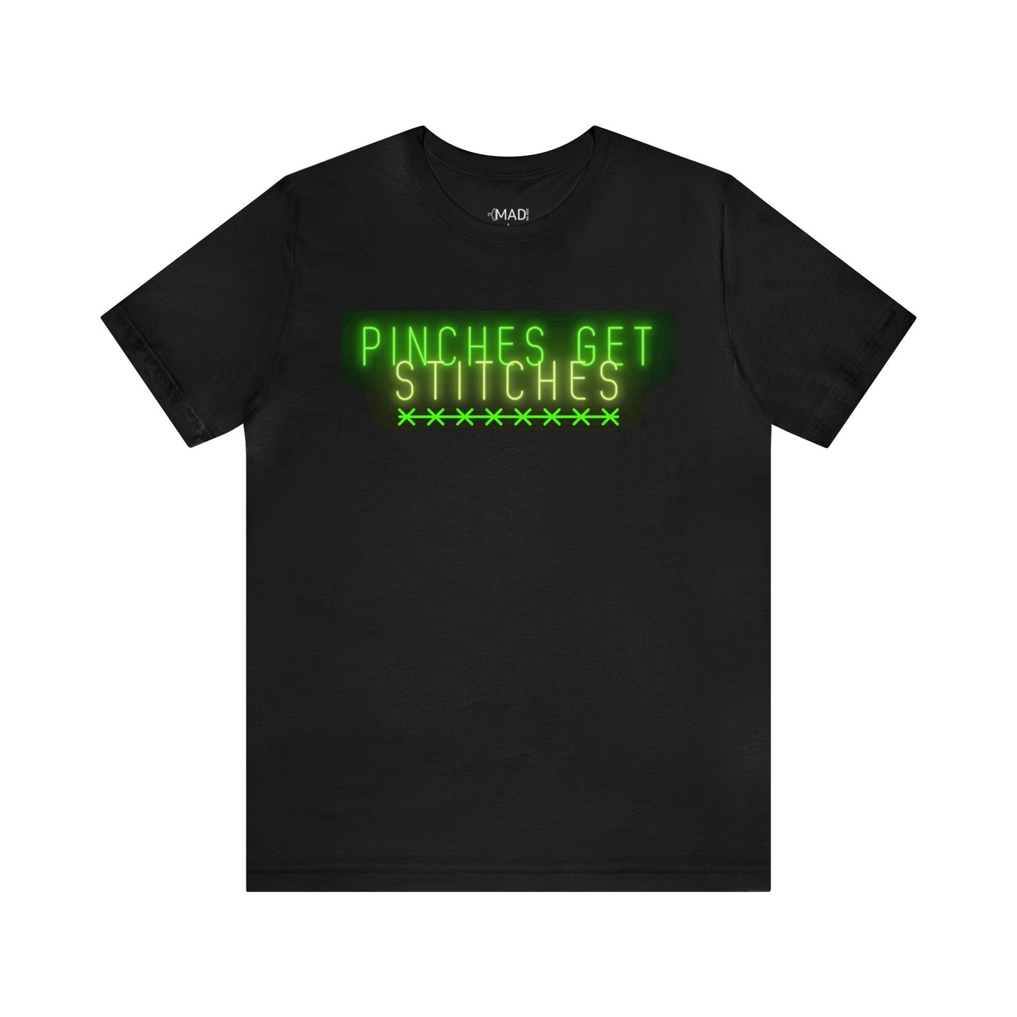 Pinches Get Stitches Unisex Jersey Short Sleeve Tee