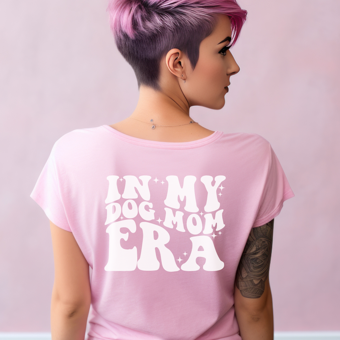 In My Dog Mom Era Unisex Jersey Short Sleeve Tee