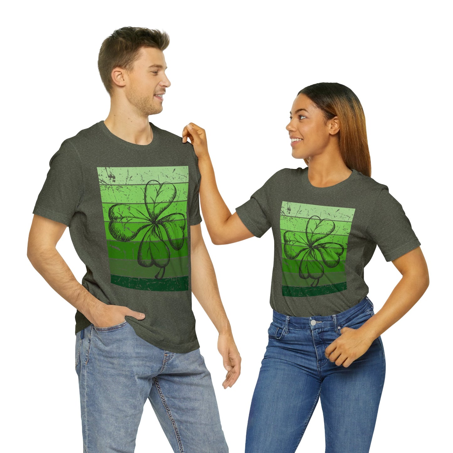 Green Shamrock | Unisex Jersey Short Sleeve Tee