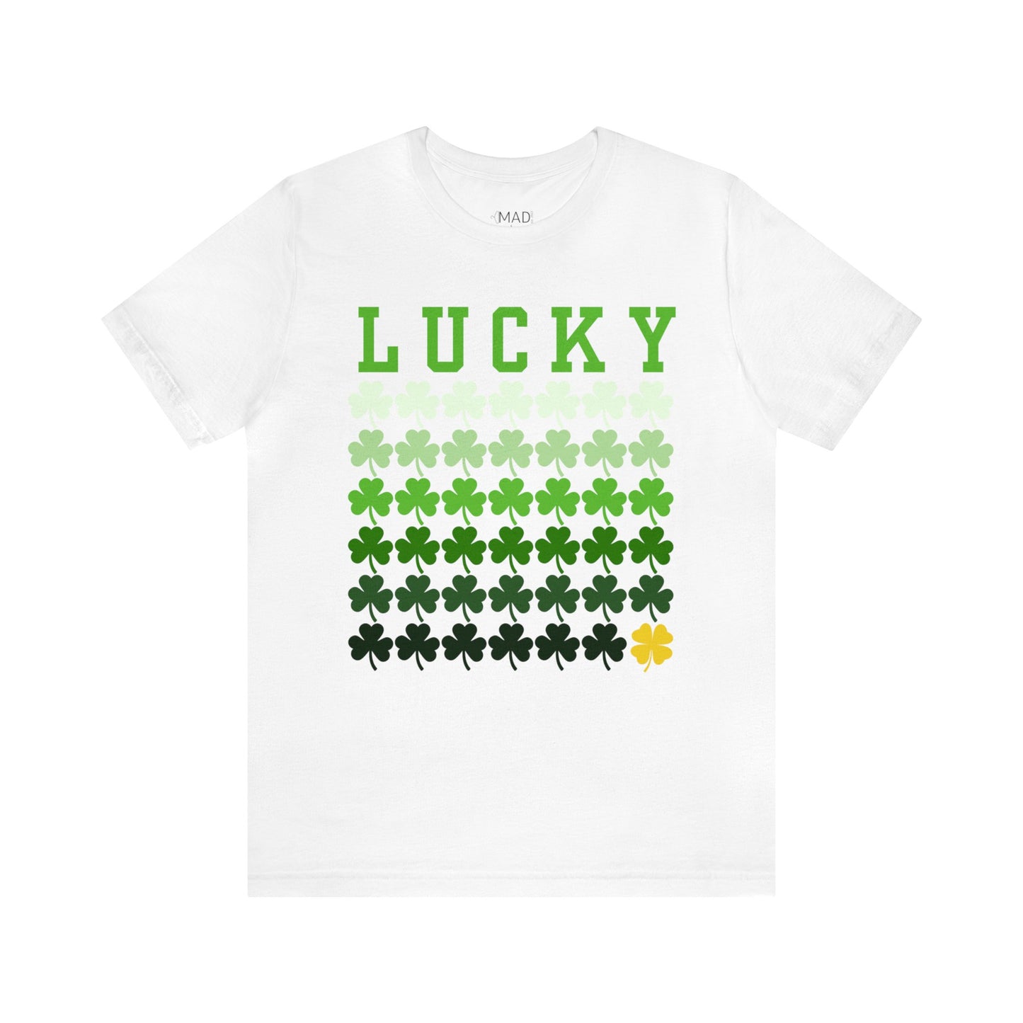 Lucky Shamrock St. Patrick's Day Unisex Jersey Short Sleeve Tee