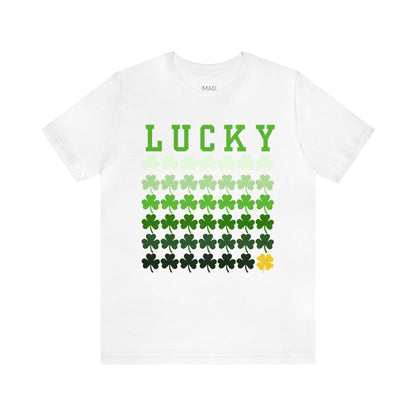 Lucky Shamrock St. Patrick's Day Unisex Jersey Short Sleeve Tee