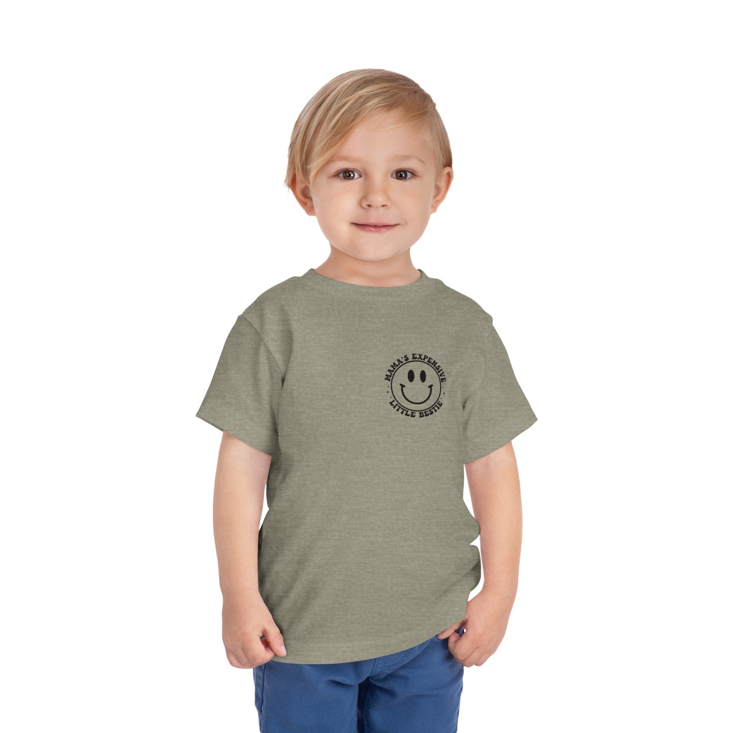 Mama's Expensive Little Bestie Toddler Short Sleeve Tee