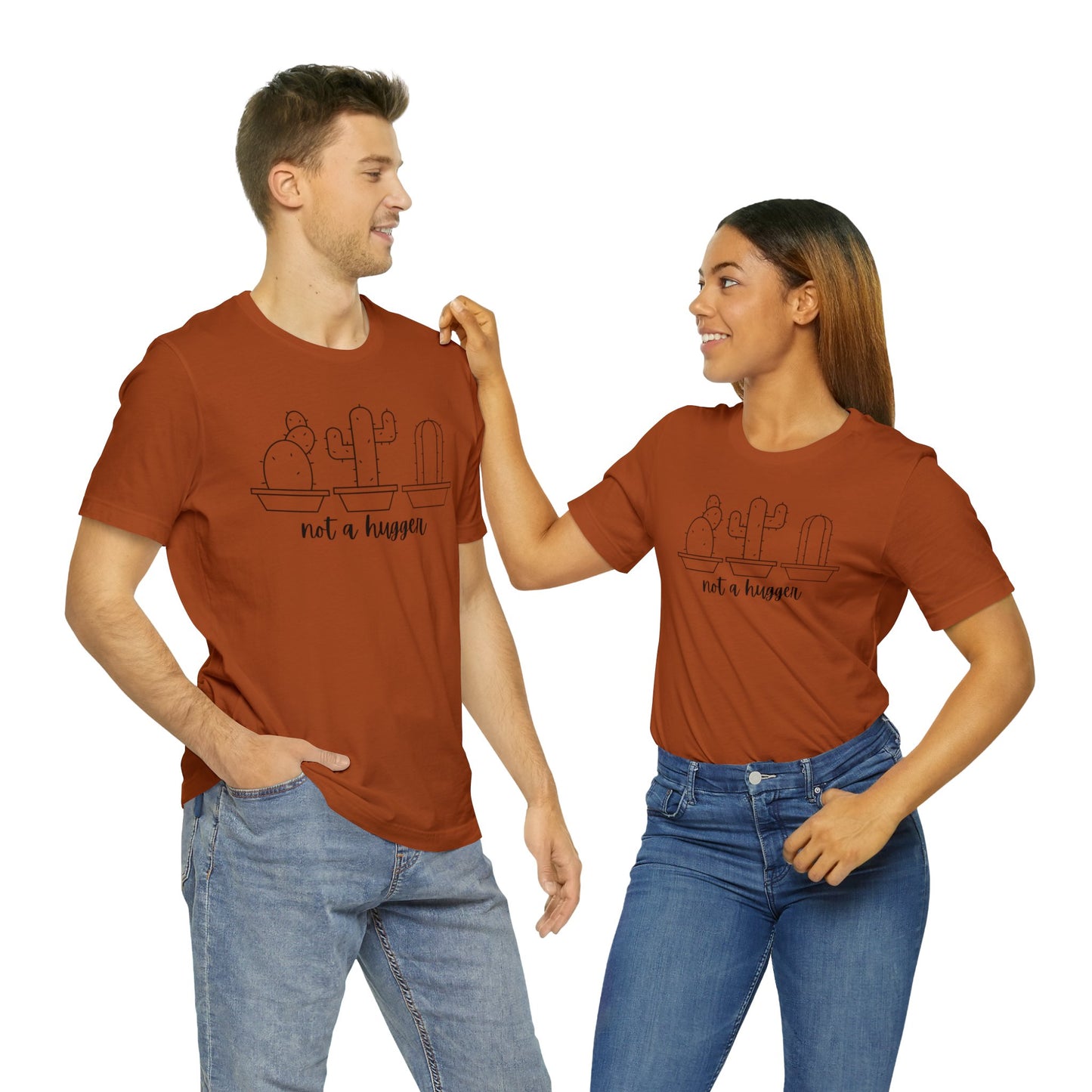 Not a Hugger Unisex Jersey Short Sleeve Tee