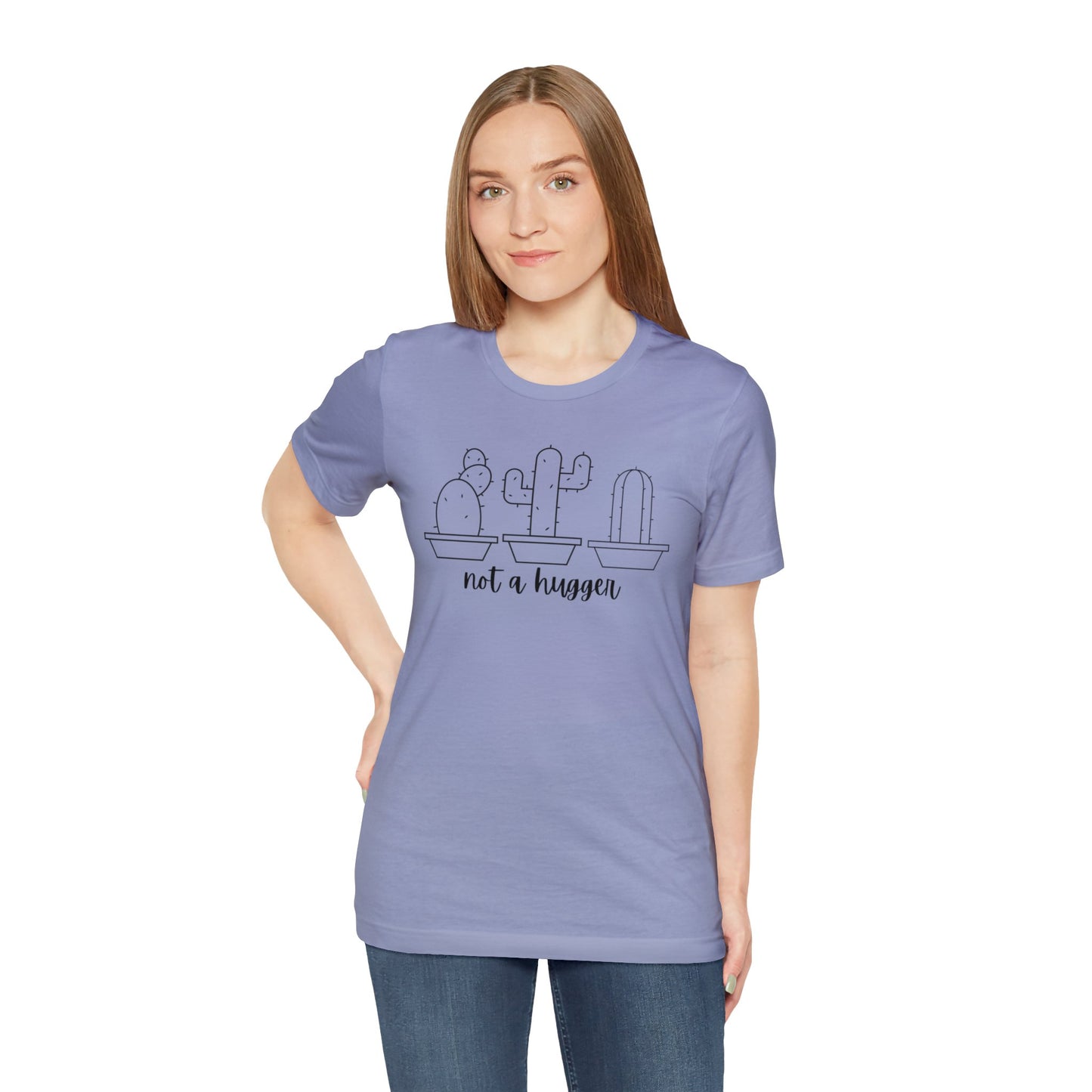 Not a Hugger Unisex Jersey Short Sleeve Tee