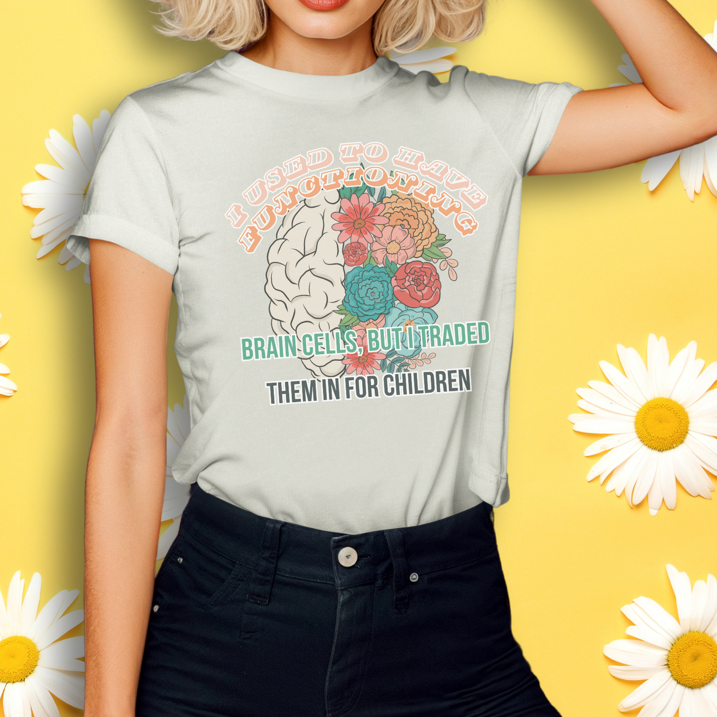 I Used To Have Functioning Brain Cells Unisex Jersey Short Sleeve Tee