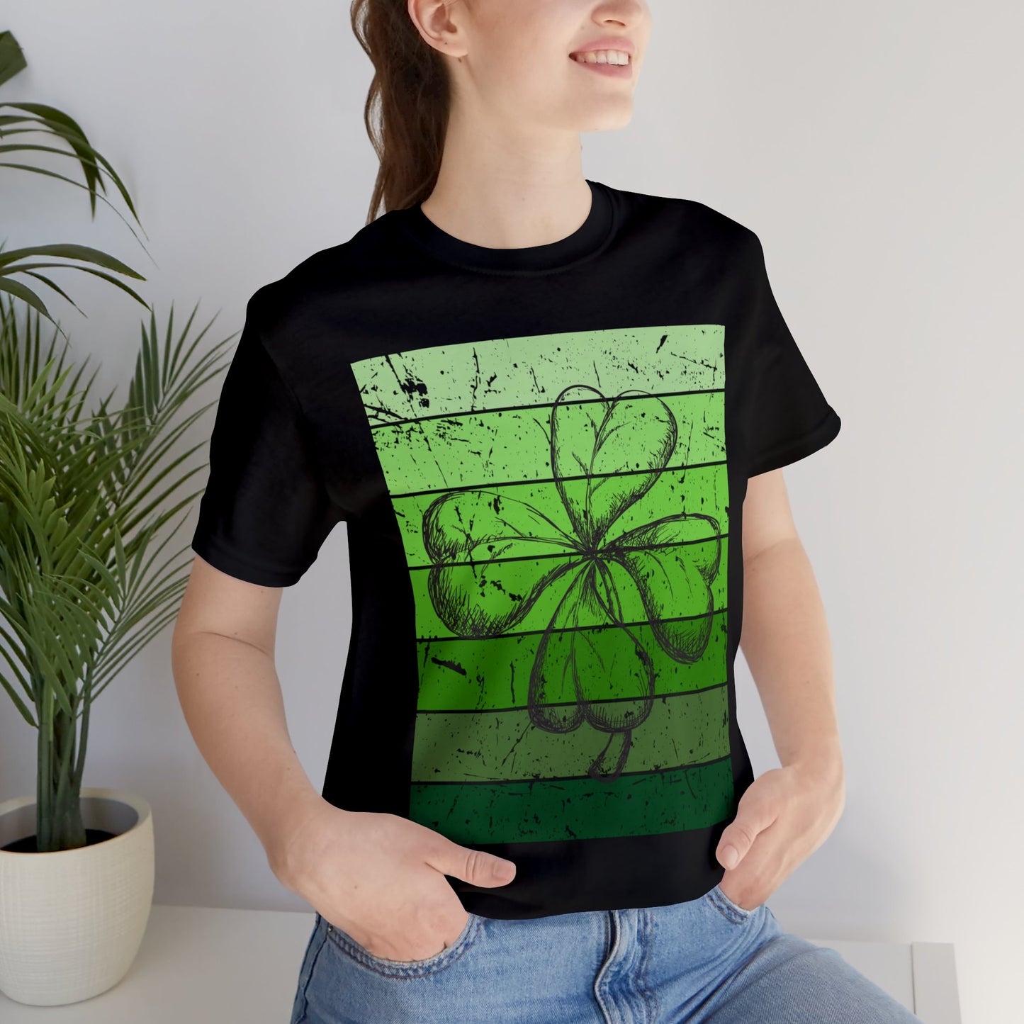 Green Shamrock | Unisex Jersey Short Sleeve Tee