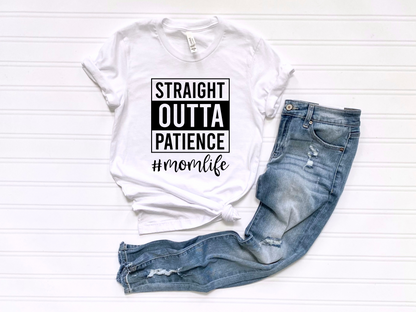 Straight Outta Patience | Unisex Jersey Short Sleeve Tee