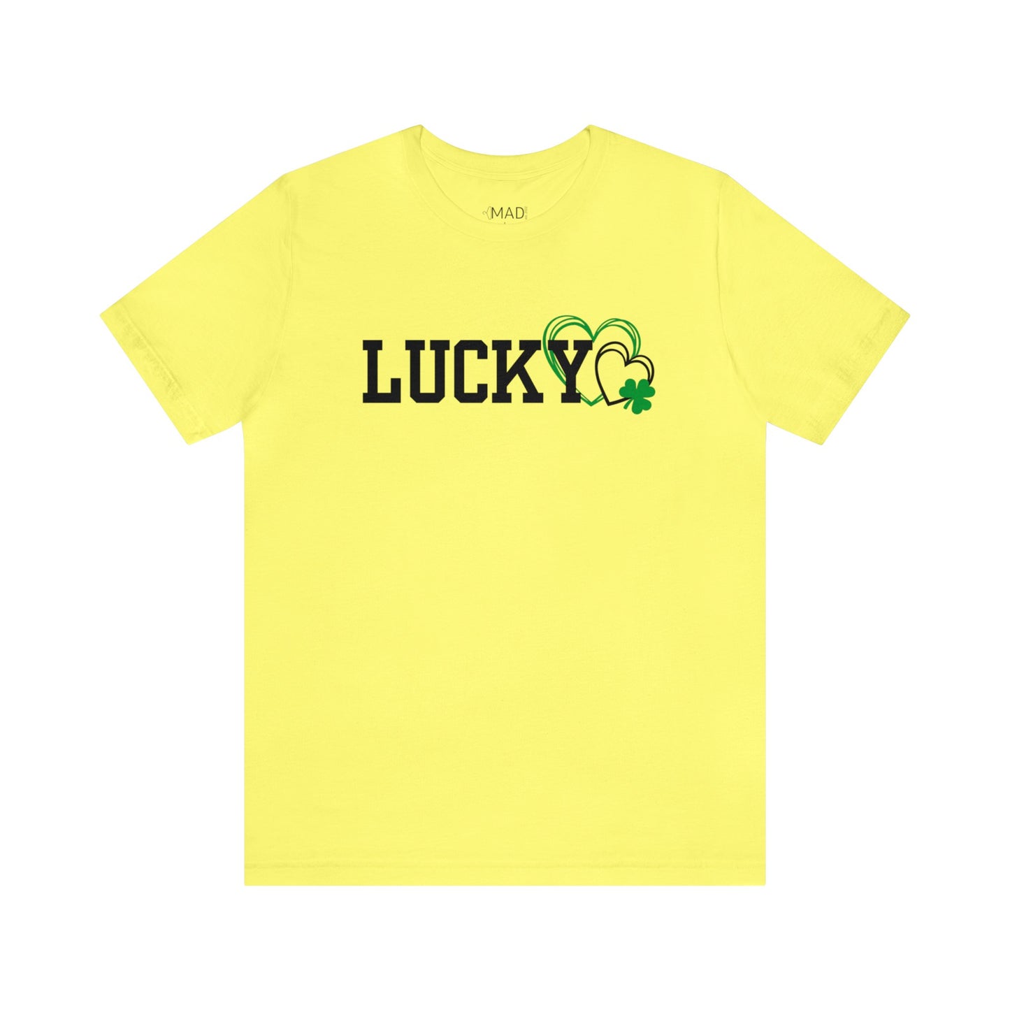 Lucky Heart Shamrock Unisex Jersey Short Sleeve Tee