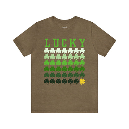 Lucky Shamrock St. Patrick's Day Unisex Jersey Short Sleeve Tee