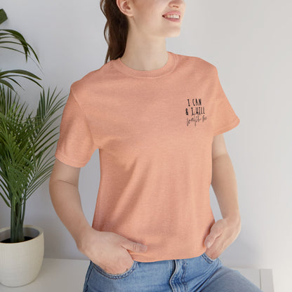 I can and I will watch me Unisex Jersey Short Sleeve Tee