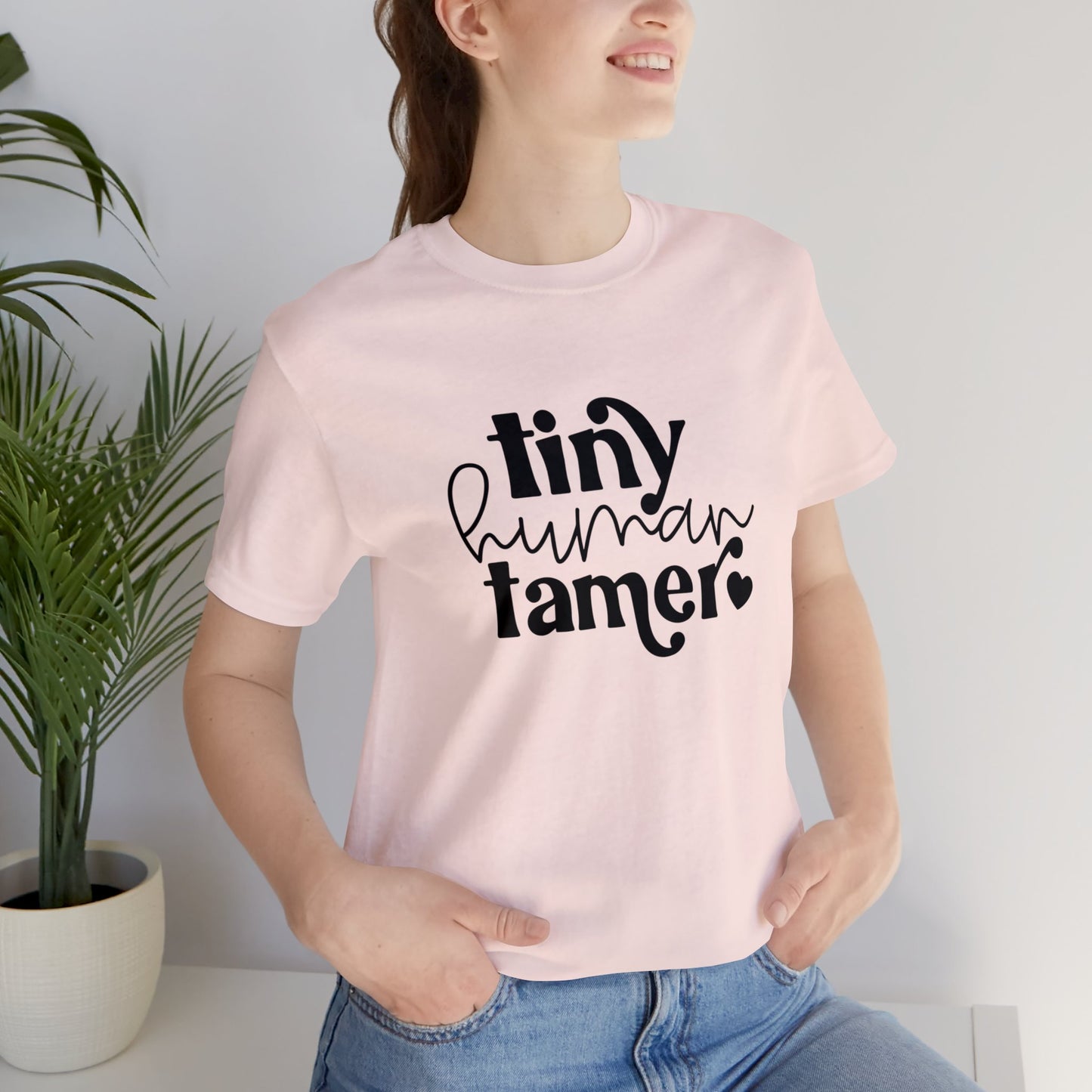 Tiny Human Tamer Unisex Jersey Short Sleeve Tee